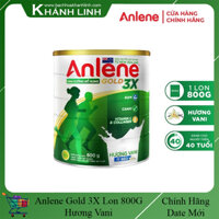 [FONTERRA] SỮA BỘT ANLENE GOLD 3X 800G GIÚP XƯƠNG CHẮC KHỎE (chính hãng date mới)