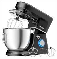 Food Mixer & Blender, 7.5 Qt Tilt-Head Stand Mixer with Dough Hook, Black