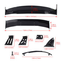 for 110 RC Racing Drift Car Rear Wings Drift Road Body Spoiler Wing Universal Parts Accessories