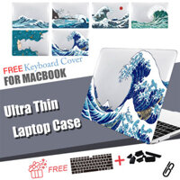 For Apple MacBook Air/Pro Clear Hard Shell Case Slim Fit Shockproof Durable M1 M2 A2681 A2338 11-16 Inch 2020 2022 Models With Free Keyboard Cover 1K5D