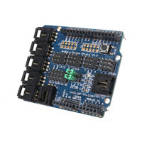 For Arduino UNO MEGA Duemilanove Sensor Shield V4 Digital Analog Module Servo Motor