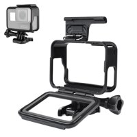 For Gopro Hero Sports Camera Protection Frame Side Open Protection Frame Sports Camera Portable Protection Case with Lens Cap for Gopro Hero 5 6 7 Black Go Pro Accessories