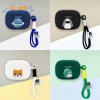 For Honor Choice X7 Lite Case Cute Silicone Soft Case Honor Choice EarBuds X7 Lite Shockproof Shell Protective Cover Cartoon Lanyard Pendant