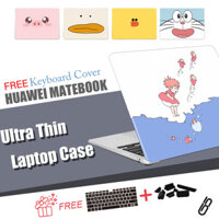 For Huawei Matebook D16 D14 D15 2024 Honor Magicbook 16.1 Laptop Case with Keyboard Cover X Pro 13.9 14 Protective Shell Detachable Dust Proof T9LN