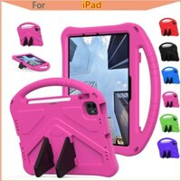For iPad Air 11 13 Pro 11 13 2024 Pro 12.9 Case For ipad Pro 11 Air 9.7 Air 3 4 5 10.9 6th 7th 8th 9th 10th Generation Mini5 6 Kids EVA Stand Shockproof Case Tablet Cover With Hand