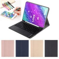 For iPad Air 2 iPad Pro 9.7 iPad 5th 6th Gen 9.7 2017 2018 TouchPad Detachable Wireless Keyboard Cover Case - Black