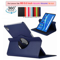 For Lenovo Tab M9 9.0 inch TB310FU TB-310XU TB310XC TB-310 360 Rotating Tablet Funda Flip Cover Auto Sleep Stand PU Leather Lenovo Smart TabM9 (HD) WiFi