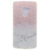 For Lenovo Vibe K4 Note / A7010 / Vibe X3 Lite Patterned Flexible TPU Back Phone Case - Marble and Glitter Pattern