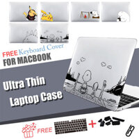 For MacBook Air Pro Hard Shell Case With Keyboard Cover M1 M2 13 14 15 16 Inch A2681 2022 2023 Models Durable Protective Slim Fit Shockproof XK2J