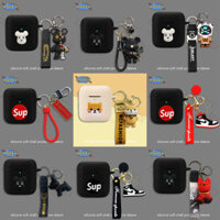 for Marshall Minor III / Minor IV Case Dog Gift Earphone Silicone Earbuds Soft Protective Headphone Cover Headset Skin With Pendant