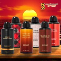 For Men 🔥 Xịt Thơm Khử Mùi Lưu Hương Toàn Thân Cho Nam Bath & Body Works Body Spray - NOIR | TEAKWOOD | WHISKEY RESERVE