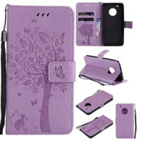 For Motorola Moto G5/XT1677/XT1670/XT1675/XT1672/XT1676/XT1671/G6 Play/Moto E5 CasingEmbossed PU Leather Wallet Flip Phone Case Cover