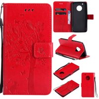 For Motorola Moto G5/XT1677/XT1670/XT1675/XT1672/XT1676/XT1671/G6 Play/Moto E5 CasingEmbossed PU Leather Wallet Flip Phone Case Cover