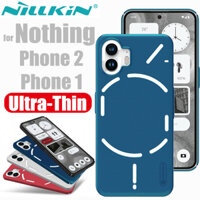 For nothing phone 2 two case nillkin frosted shield ốp lưng bảo vệ cứng siêu mỏng cho điện thoại nothing 1 one matte case