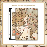 For Redmi se 8.7 11 Xiaomi pad 7 5 6 6s pro 12.4 case OPPO Pad Neo 11.4 Dành Cho Redmi Pad SE 11 10.6 Inch Pro 12.1 Ốp Lưng Có Khe Cắm Bút Da Chống Sốc Xiaomi Pad MiPad 5 6 S Pro 12.4 2024 2022 Cho Oppo Pad 2 11.6 11 Air 10.36 2022 Vỏ Bảo Vệ