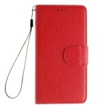 for Samsung Galaxy A7(2016) & A710 Wallet Case Classic Flip Folio Phone Case Soft PU Leather Cover with Card Slot Cash Clip Magnetic Closure Stand Holder Wrist Strap LazadaMall