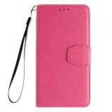 for Samsung Galaxy A7(2016) & A710 Wallet Case Classic Flip Folio Phone Case Soft PU Leather Cover with Card Slot Cash Clip Magnetic Closure Stand Holder Wrist Strap LazadaMall