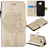 For Samsung Galaxy J6 2018/J600/On6/J7 2017/J730/J7 Pro European version CasingEmbossed PU Leather Wallet Flip Phone Case Cover