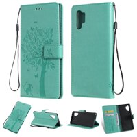 For Samsung Galaxy Note 10 Plus/N975/Note 10 Plus 5G/Note 3/N9000 CasingEmbossed PU Leather Wallet Flip Phone Case Cover