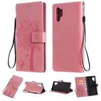 For Samsung Galaxy Note 10 Plus/N975/Note 10 Plus 5G/Note 3/N9000 CasingEmbossed PU Leather Wallet Flip Phone Case Cover