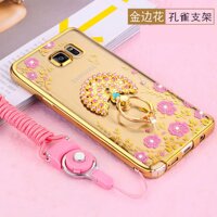 For Samsung Galaxy Note5 / N9200 5.7  inch Case Luxury 3D Soft Plastic Case Coque For Galaxy Note5 / N9208 Silicon Glitter Rhinestone Cover Stand Cover (Color-8) - intl [bonus]