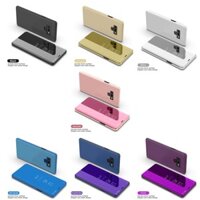 For Samsung Galaxy Note9 note8 note5 Case translucent view plating mirror cover protector NOTE9