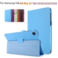 For Samsung Galaxy Tab A9+ A9 Plus 11inch 2023 SM-X210 SM-X216 SM-X218 PU Flip Leather Folio Shockproof Stand Tablet Case