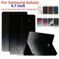 For Samsung Galaxy Tab S2 9.7 T810 T813 T815 T815Y T817 T818A T819 T819N Smart Cute Pattern Case Sweat Proof Non-Slip Ultra-thin Leather Stand Flip Cover