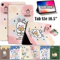 For Samsung Galaxy Tab S5e 10.5 2019 SM-T720 SM-T725 Smart Fresh Case Stand Cartoon Pattern Cute Folio Shell Stand Flip Cover