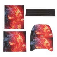 for Xbox One X Console Skin Decal Sticker2 Controller Skin - Fire