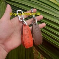 Ford Bao da chìa khóa Ford Ecosport, Fiesta, Focus tặng móc khóa ,da bò cao cấp