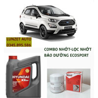 [Ford Ecosport] Combo  bảo dưỡng ô tô Ecosport-Can nhớt 4L,lọc nhớt - Dòng xe phù hợp Ecosport,Focus,Fiesta,Mondeo