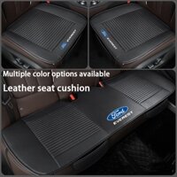 Ford Everest Car Đệm ghế mới Bộ ba mảnh da đục lỗ, đệm ghế da PU đa năng tất cả các mùa