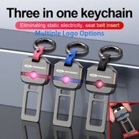 Ford Ranger Xe Móc Khóa Chống Tĩnh Điện Dây An Toàn Kim Loại Giảm Thanh Đa Năng Móc Khóa Thích Hợp Cho Tất Cả Các Xe Ô Tô