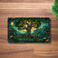 Forest Land MTG Playmat cho TCG, OCG, Dnd Deskmat, Nature Fantasy Anime Mouse pad, Thảm chơi Neoprene