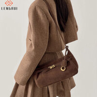 Forever LENGRUI kappa bkk Mới cao cấp cảm giác thích hợp thiết kế túi da lộn nhỏ túi đeo vai thời trang