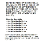 (Form nhỏ - đặt tăng size) Dép nữ trung niên đế xuồng quai gấp cho mẹ - Dép cho mẹ cho bà cao 5cm - Bao êm, nhẹ, dễ đi