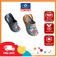 [Form Rộng Hạ 1 Size] Dép Sục Bita's Charm LABUBU Cho Bé DEVA.01-M08 Siêu Nhẹ Thoáng Khí