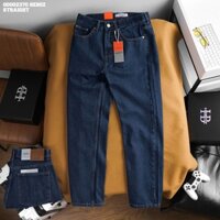 [FORM RỘNG] Quần jean straight Heboz 068, quần dài nam vải denim cao cấp - 00002370