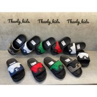 [Form To] Dép lê quai ngang dập nổi 3D LV cho bé trai hàng cao cấp,mẫu mới size 26-35