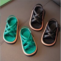 Form to Dép Sandal Đế Êm Quai Nhựa Dẻo PVC Cao Cấp Cho Bé Gái KB134