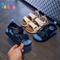 [FORM TO] Sandal - Dép Quai Hậu Doir Cho Bé Trai 2 Quai Dán Chất Da Chống Trơn Trượt Tốt Có Size (26-37)