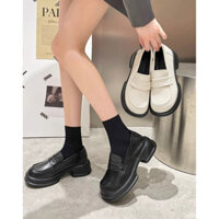 (Form to)Giày oxford nữ đế mềm 4cm siêu xinh, Giày nữ lolita mũi vuông kiểu dáng basic dễ phối đồ MSP DX58-4cm GH