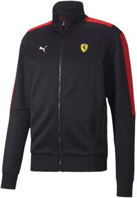 Formula 1 Scuderia Ferrari Men's Race T7 Track Jacket, Puma Black, XS