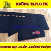 [FORTUNER NHUNG -XƯỞNG TAPLO PK ]THẢM TAPLO NHUNG XE FORTUNER- THẢM TAPLO FORTUNER- THẢM TAPLO DA XE FORTUNER CHUẨN FORM