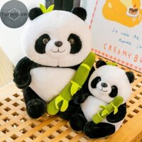 Forwin Ống Tre Gấu Trúc Bộ Đồ Chơi Sang Trọng Dễ Thương Sang Trọng Thú Nhồi Bông Gấu Búp Bê Quà Tặng Trẻ Em vn