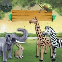 Forwin PVC Bơm Hơi Hươu Cao Cổ Bong Bóng Khổng Lồ Thỏ Phục Sinh Động Vật Voi Trẻ Em Quà Tặng vn