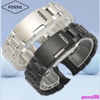 Fossil Fosil Dây đeo đồng hồ Dây thép Đồng hồ thạch anh rỗng Đồng hồ cơ giảm giá Khóa thay thế Phụ kiện vòng tay bằng thép không gỉ