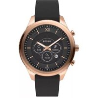 Fossil SMARTWATCH FTW7064 Stella Gen 6 Hybrid Black Leather Watch 41mm