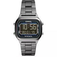 Fossil STAINLESS STEEL FS5846 Retro Digital Smoke Watch 40MM